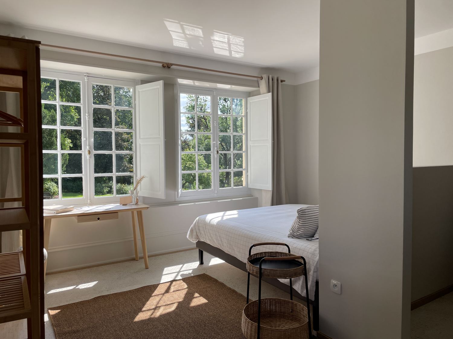 Chambre avec vue sur le parc