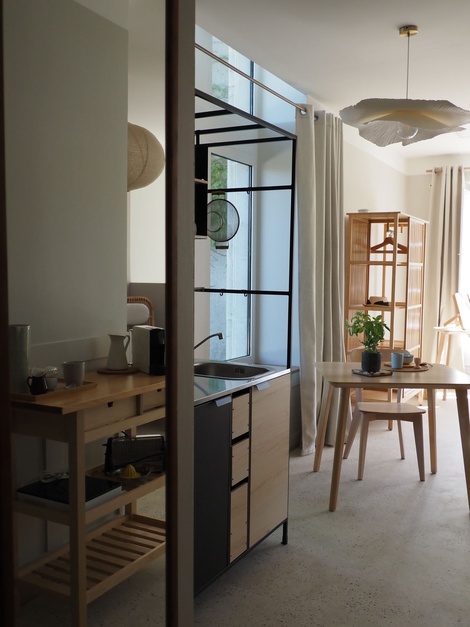 Le salon de l'appartement
